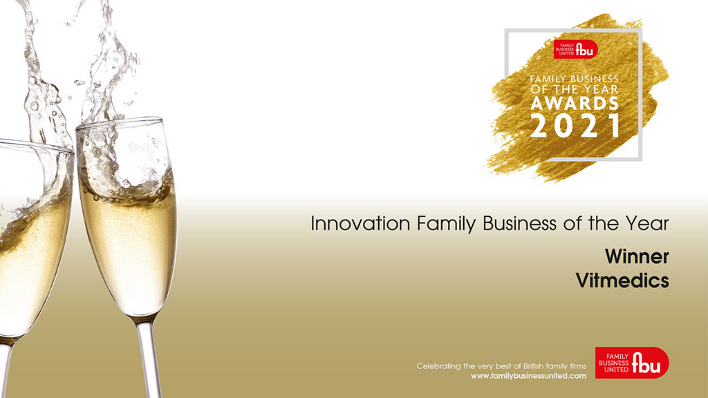 Vitmedics have WON the Family Business of the Year Innovation Award 2021